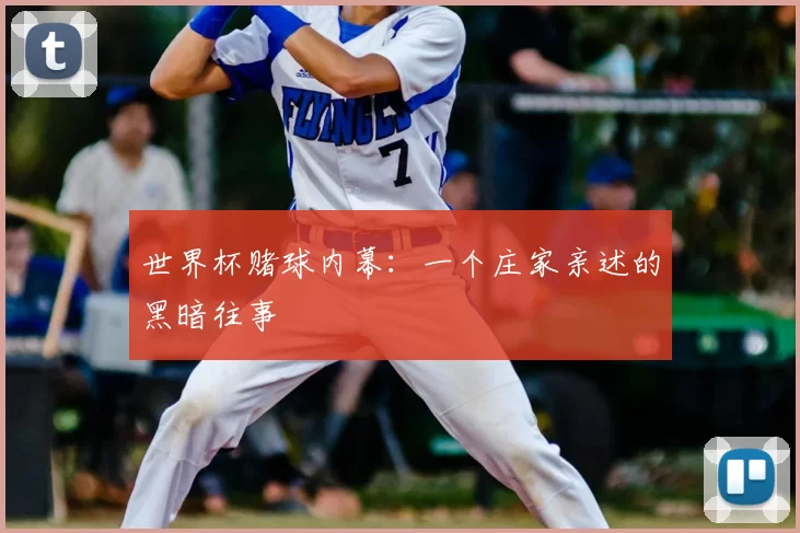 世界杯赌球内幕:一个庄家亲述的黑暗往事